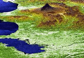 NASA unveils 3D Mt. Fuji map based on shuttle data